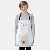Persoonlijke Llama Kinder Apron Schort (Gedragen)