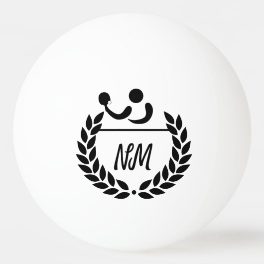 Persoonlijke Logo Aangepaste Ping Pong Bal Pingpongbal (Voorkant)