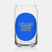Persoonlijke Logo Blikvorm Glas (Voorkant)