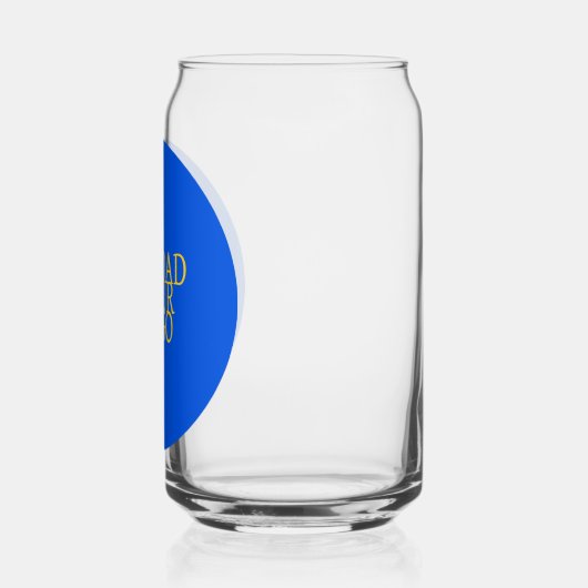 Persoonlijke Logo Blikvorm Glas (Links)