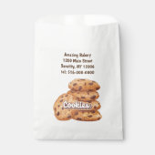 Persoonlijke logo chocolade koekjes bakkerij, bakk bedankzakje (Voorkant)