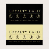 Persoonlijke Logo - Dubbele loyaliteit Visitekaartje (Binnenkant ongevouwen)