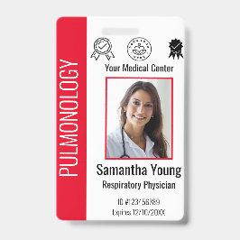 Persoonlijke Logo en foto-ID van het ziekenhuis Badge