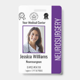 Persoonlijke Logo en foto-ID van het ziekenhuis Badge