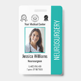 Persoonlijke Logo en foto-ID van het ziekenhuis Badge