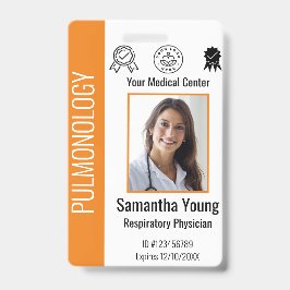 Persoonlijke Logo en foto-ID van het ziekenhuis Badge