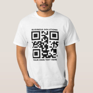 Persoonlijke logo- en QR-code T-shirt