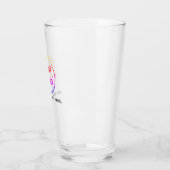 Persoonlijke Logo en Tekst Bierglazen Glas (Links)