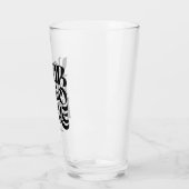 Persoonlijke Logo en Tekst Bierglazen Glas (Links)