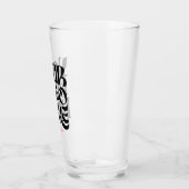 Persoonlijke Logo en Tekst Bierglazen Glas (Links)