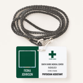 Persoonlijke Logo foto-ID van medisch medewerker Badge