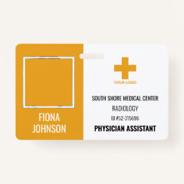 Persoonlijke Logo foto-ID van medisch medewerker Badge