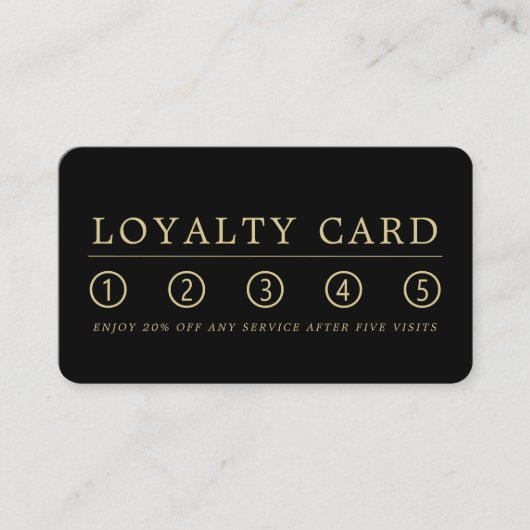 Persoonlijke Logo - Klantenkaartje (Voorkant)