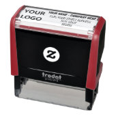 Persoonlijke Logo of Foto Adres Stempel Voorbeeld (Product)
