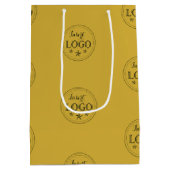 Persoonlijke Logo Patroon Midden Cadeautas voor Ca (Achterkant)