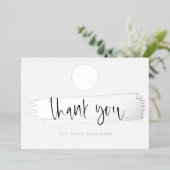 Persoonlijke Logo QR Code Korting Dank U Kaart (Staand Voorkant)