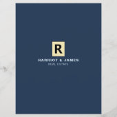 Persoonlijke Logo, Realtor, Estate Agent Flyer (Achterkant)