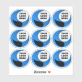 Persoonlijke Logo Transparante Vinyl Stickers (Vel)