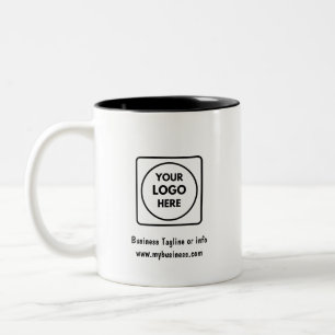 Persoonlijke Logo Tweekleurige Bedrijfs Promotiebe Koffiemok