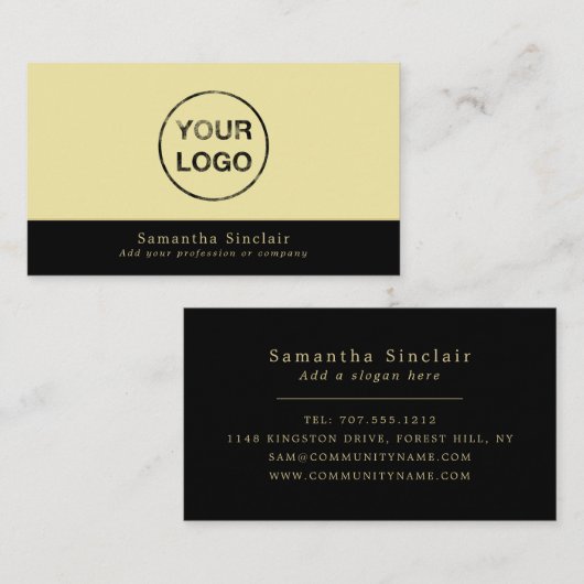 Persoonlijke Logo - Visitekaartje (Voorkant / Achterkant)