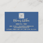 Persoonlijke Logo voor restaurants die in restaura Visitekaartje (Achterkant)