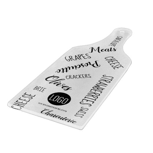 Persoonlijke Logo Website Grazing Business Snijplank (Hoek)