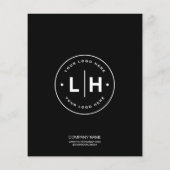 Persoonlijke Logo Zakelijke Flyer (Achterkant)