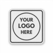 Persoonlijke logo zakelijke promo QR-code label (Voorkant)