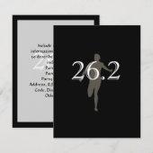 Persoonlijke loper Marathon Keepasa 26.2 Kaart (Voorkant / Achterkant)