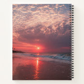 Persoonlijke Lost Shores Beach Sunrise Notitieboek (Achterkant)