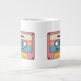 Persoonlijke Love Jams Cassettebandje – Aangepaste Grote Koffiekop