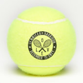 Persoonlijke Love Tennis Rackets Tennisballen (Achterkant)