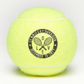 Persoonlijke Love Tennis Rackets Tennisballen (Voorkant)