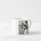 Persoonlijke 'Love You Daddy' Foto Espressiekop Espresso Kop (Voorkant rechts)
