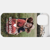 Persoonlijke 'Love You Moeder' Foto Hart Case-Mate iPhone Case (Achterkant (horizontaal))