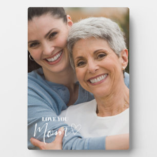 Persoonlijke 'Love You Mom' Foto Fotoplaat