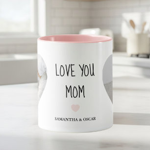 Persoonlijke “Love You Mom” Foto   Op Maat Gemaakt Mok
