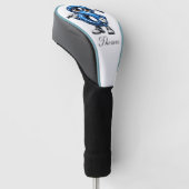 Persoonlijke Lucky 8 Golf Head Cover (Schuin)