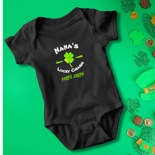 Persoonlijke Lucky Charm St. Patrick's Day Romper