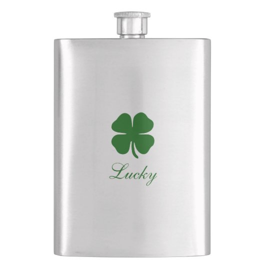 Persoonlijke Lucky Green Clover Flacon (Voorkant)