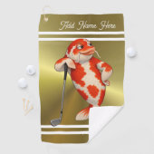 Persoonlijke Lucky Koi Golfhanddoek (Insitu)