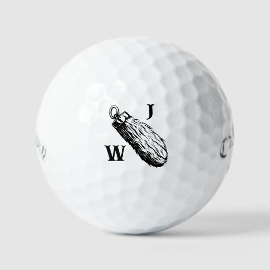 Persoonlijke Lucky Rabbit's Foot Golf Balls Golfballen (Voorkant)