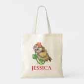 Persoonlijke Luiaard Liefhebber Cute Tote Bag (Achterkant)