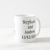 Persoonlijke luipaard printmoeder van groom Gift Koffiemok (Voorkant rechts)