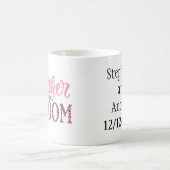 Persoonlijke luipaard printmoeder van groom Gift Koffiemok (Center)