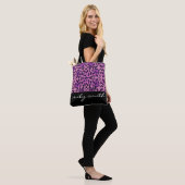 Persoonlijke Luipaardpatroon Tote Tas (Op model)