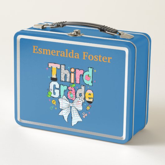 Persoonlijke lunchbox voor de derde klas (Voorkant)