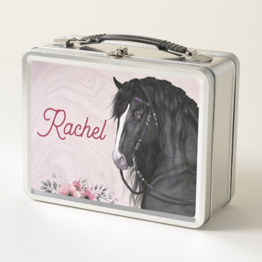 Persoonlijke lunchbox voor de paardenliefhebber (Voorkant)