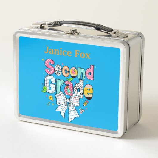 Persoonlijke lunchbox voor het tweede leerjaar (Voorkant)