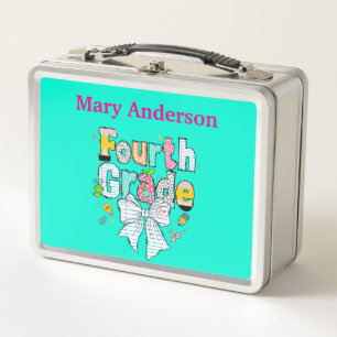 Persoonlijke lunchbox voor het vierde leerjaar